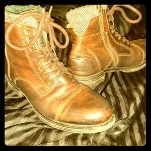 Aldo brown leather boots